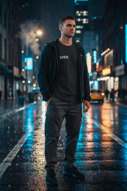 Organic cotton hoodie and tee — AvenRains sustainable streetwear made from premium organic cotton